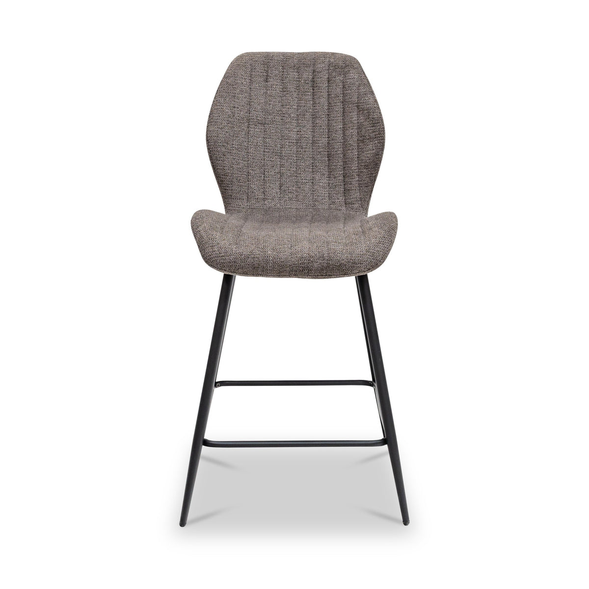 Camber Textured Fabric Bar Stool