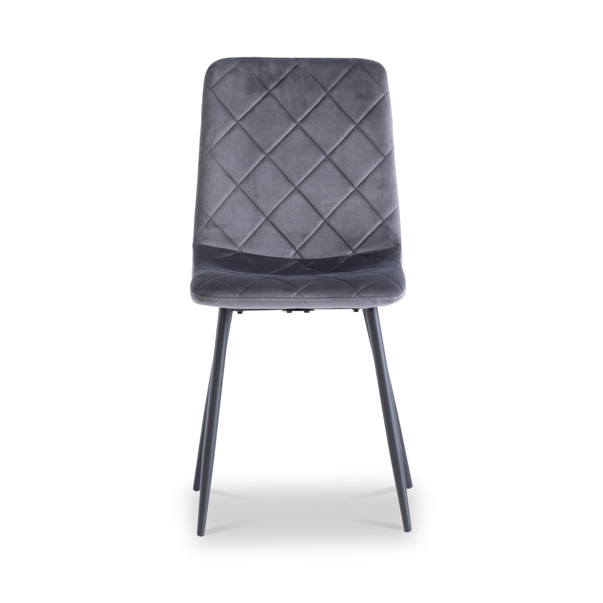 Lois Velvet Quilted Back Dining Chair