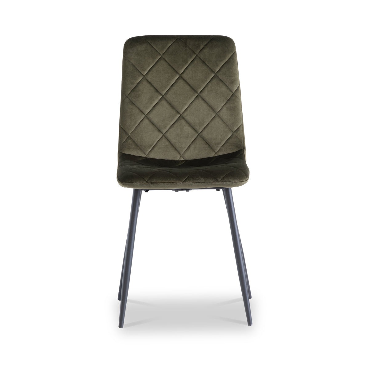 Lois Velvet Quilted Back Dining Chair