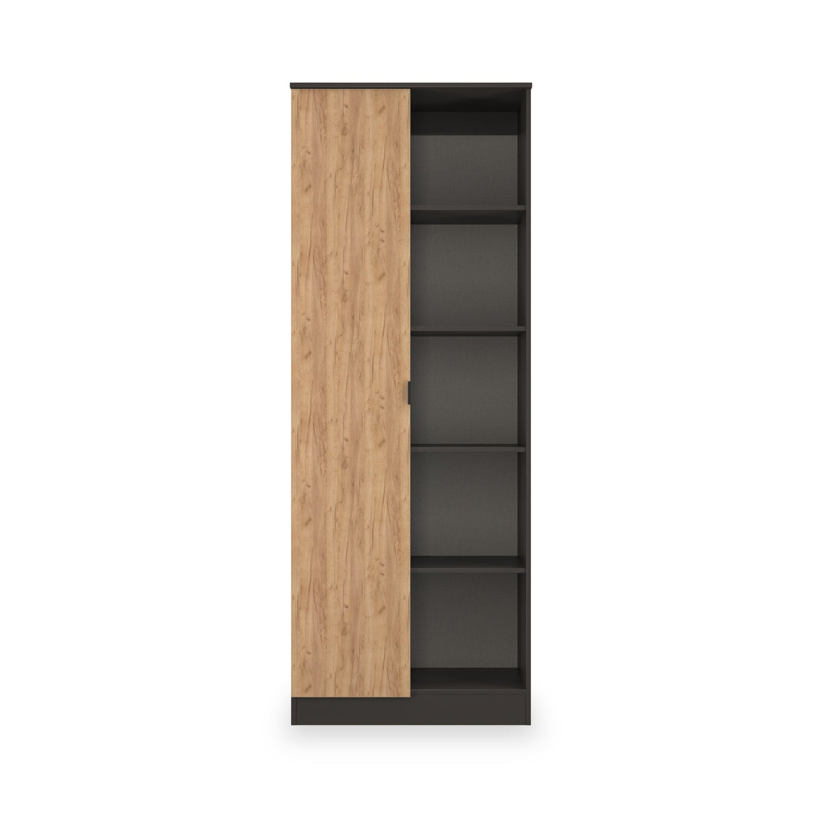 Huxley 1 Door Wardrobe with Open Shelves