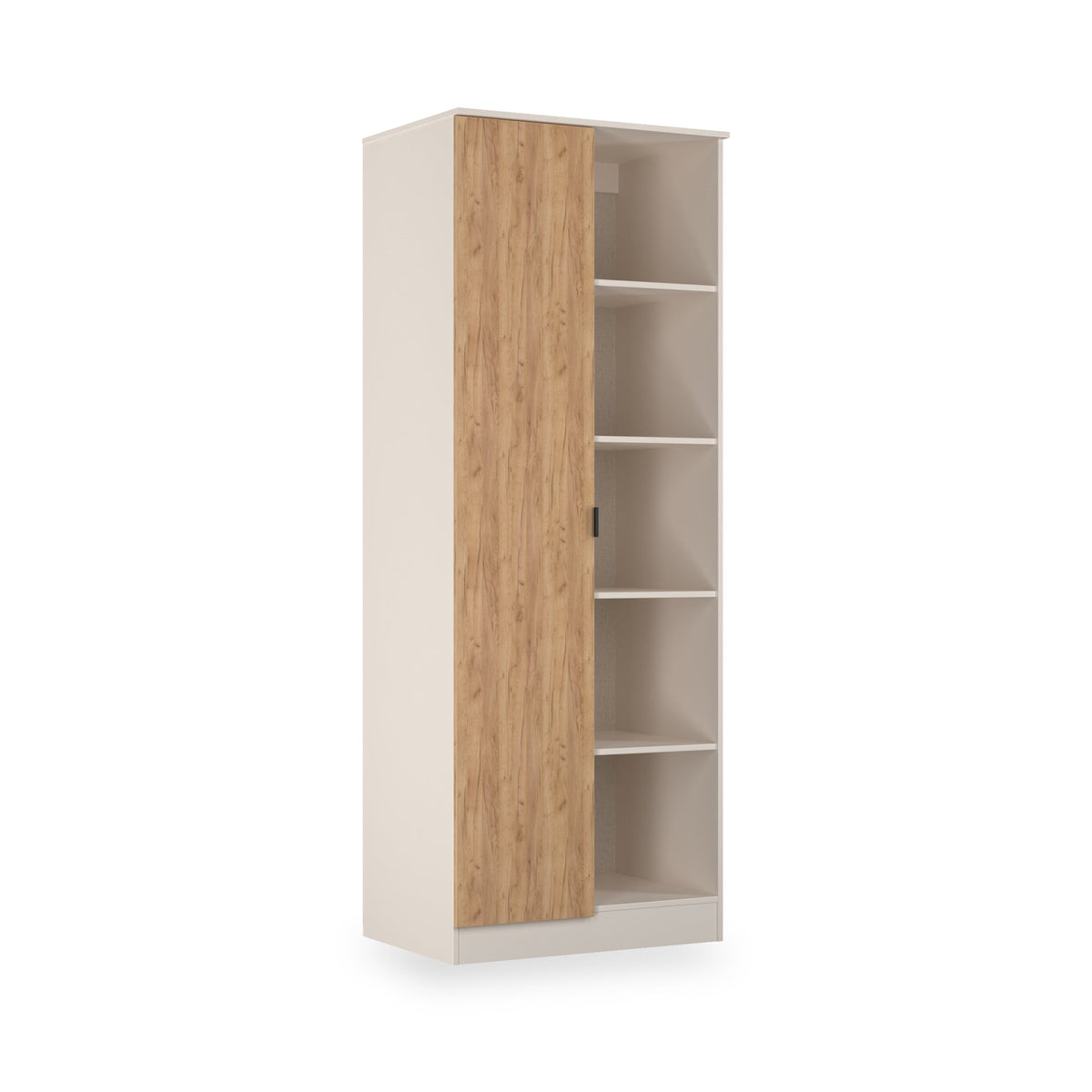 Huxley 1 Door Wardrobe with Open Shelves