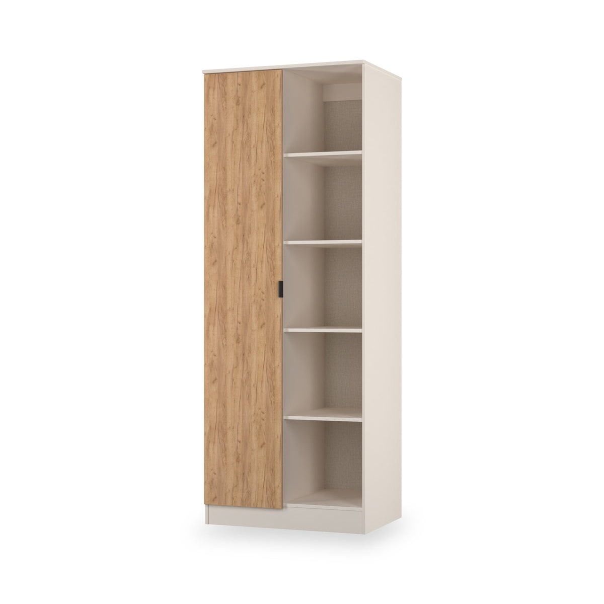 Huxley 1 Door Wardrobe with Open Shelves