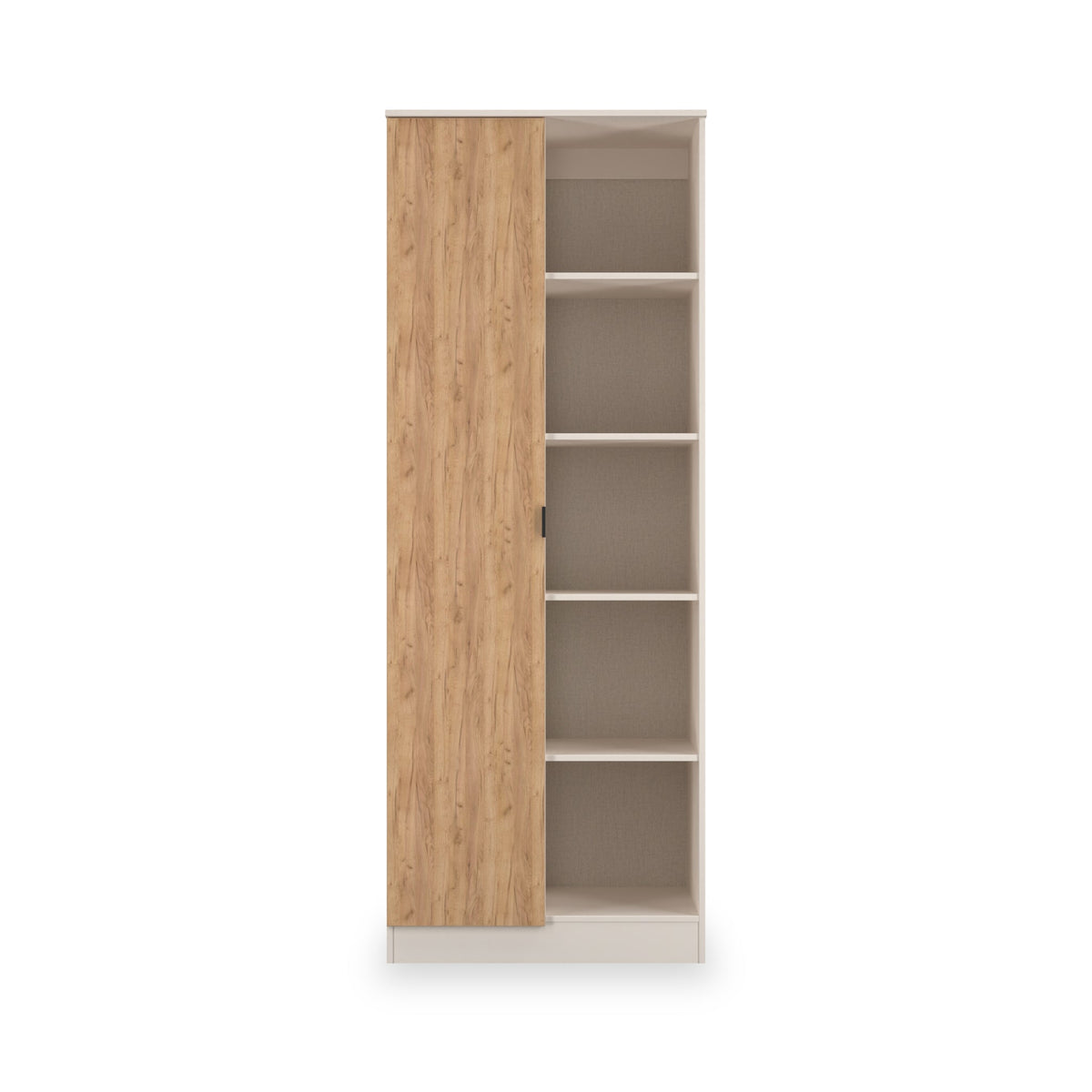 Huxley 1 Door Wardrobe with Open Shelves