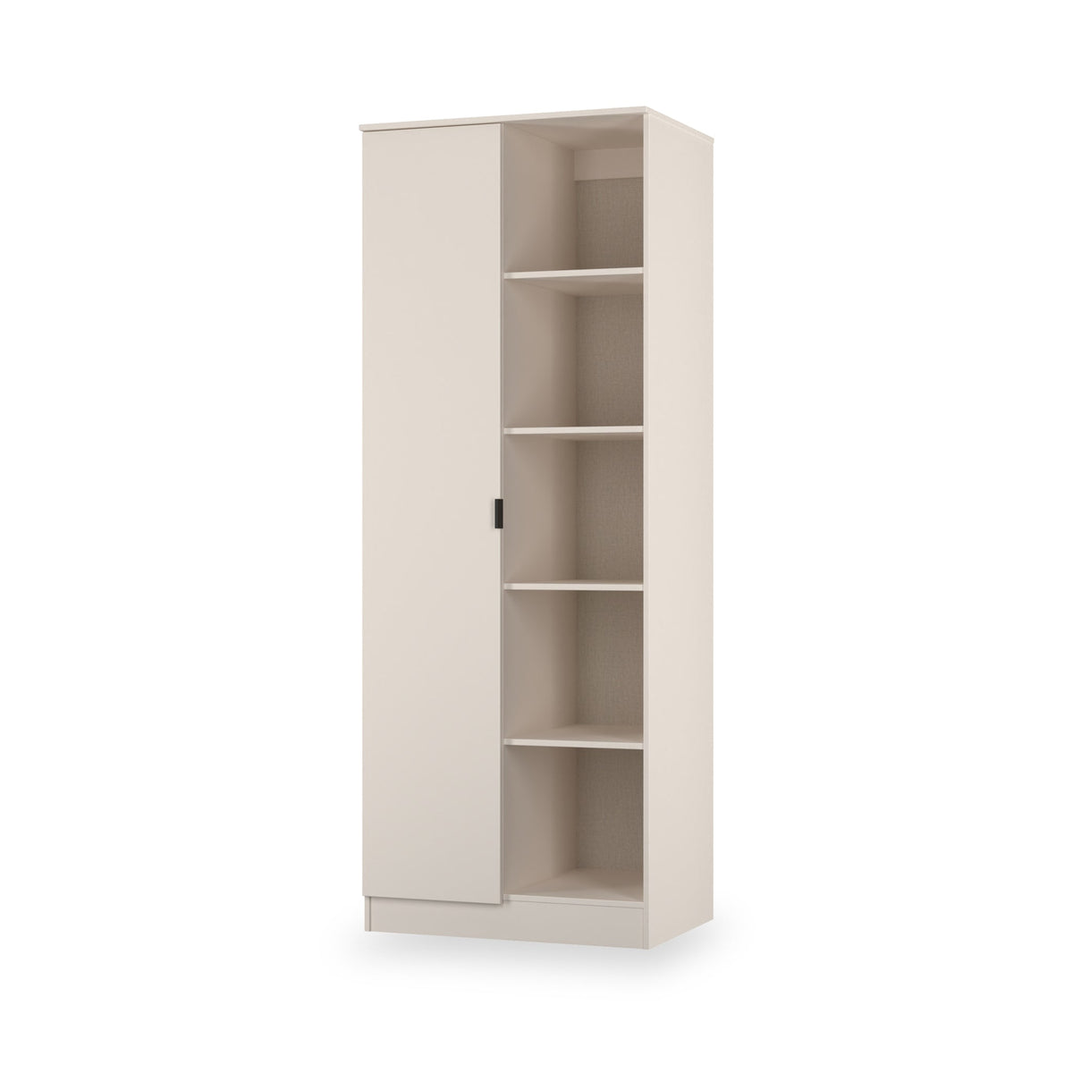 Huxley 1 Door Wardrobe with Open Shelves
