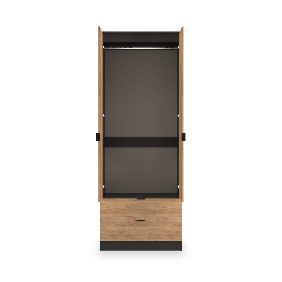 Huxley Double Wardrobe & 2 Drawers