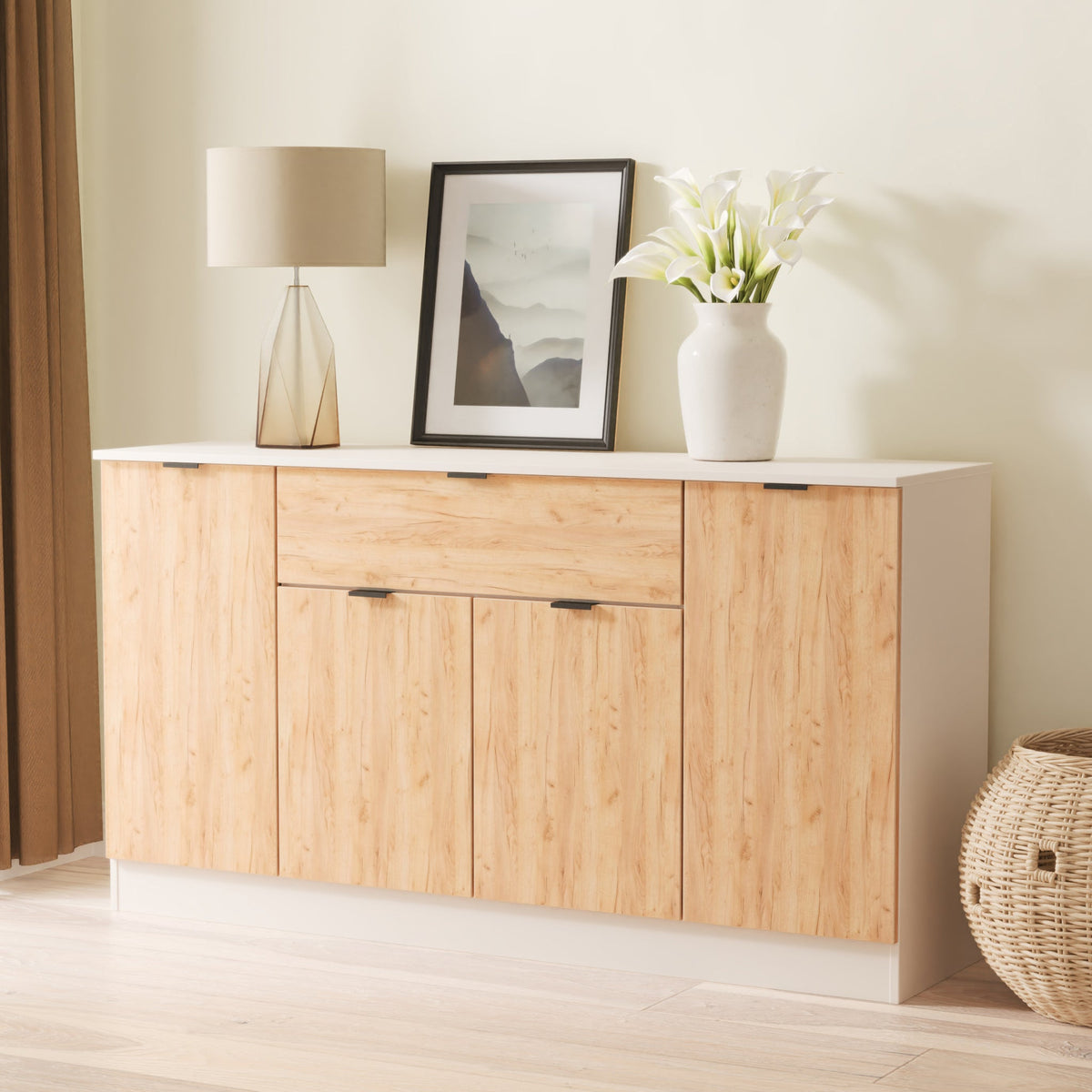 Huxley 4 Door 1 Drawer Sideboard