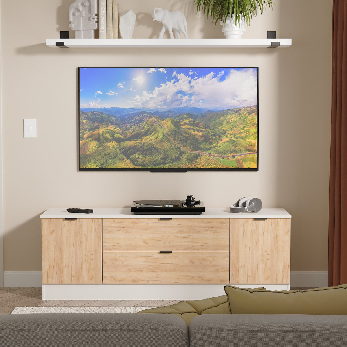 Huxley 2 Door 2 Drawer TV Unit