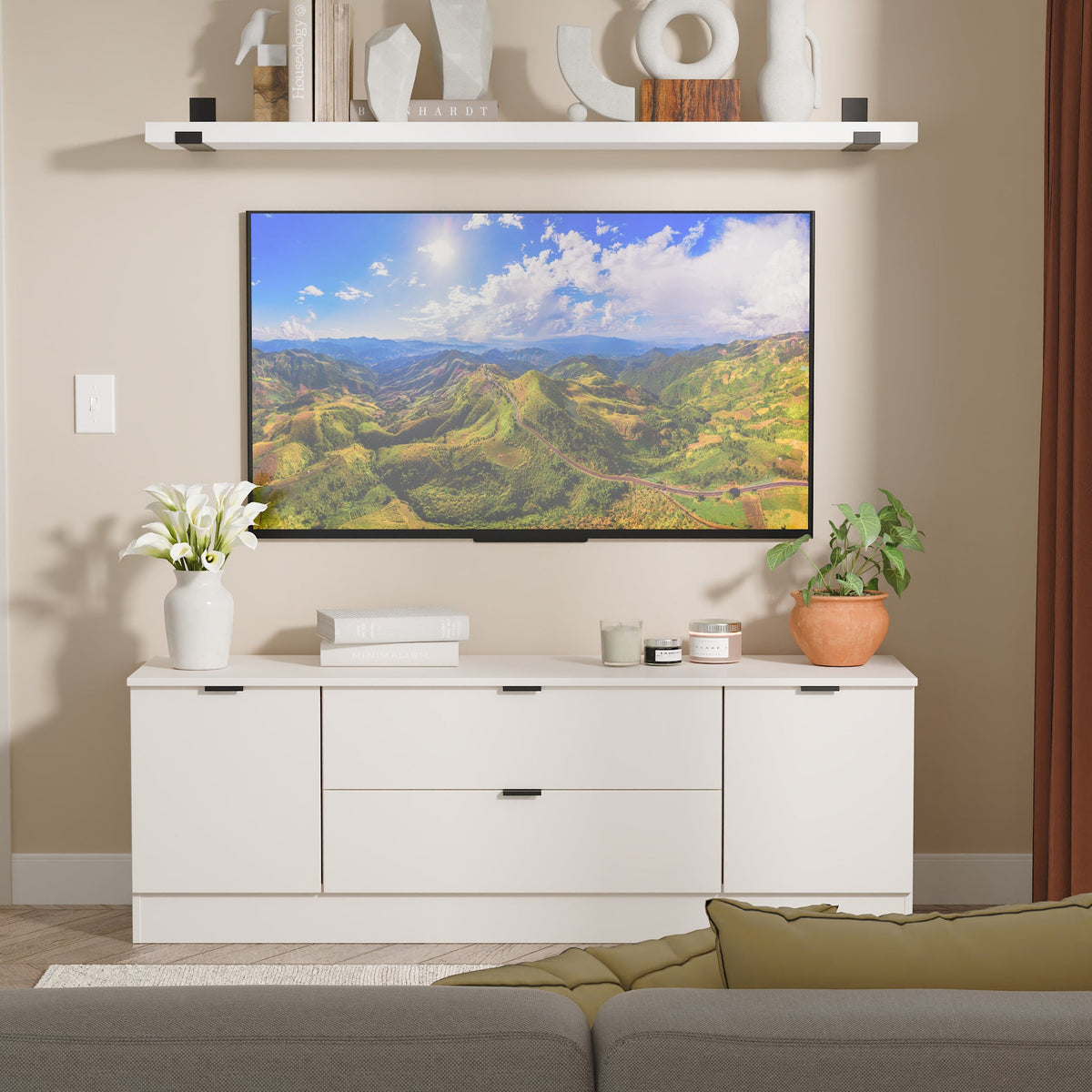 Huxley 2 Door 2 Drawer TV Unit