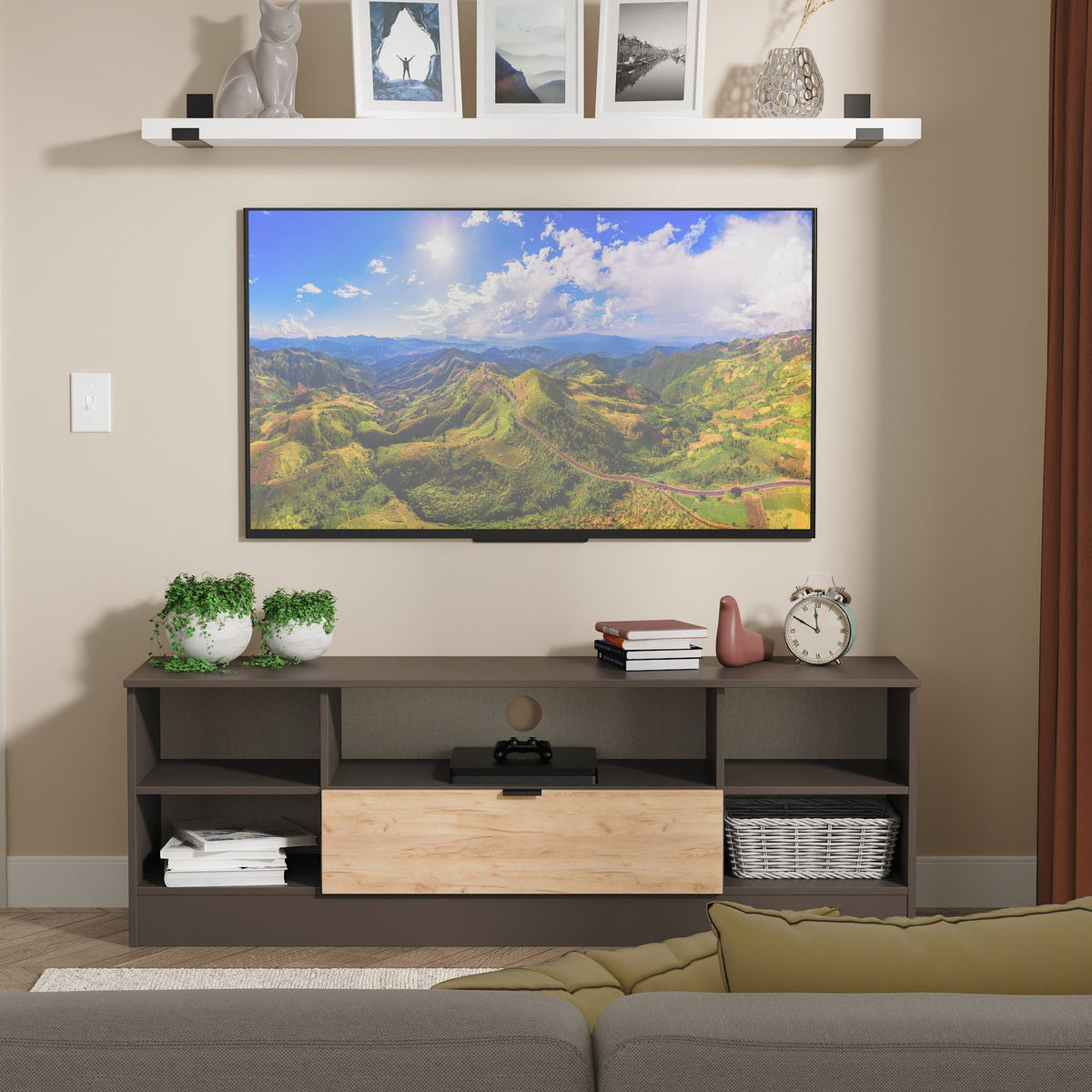 Huxley Wide 1 Drawer TV & Media Unit