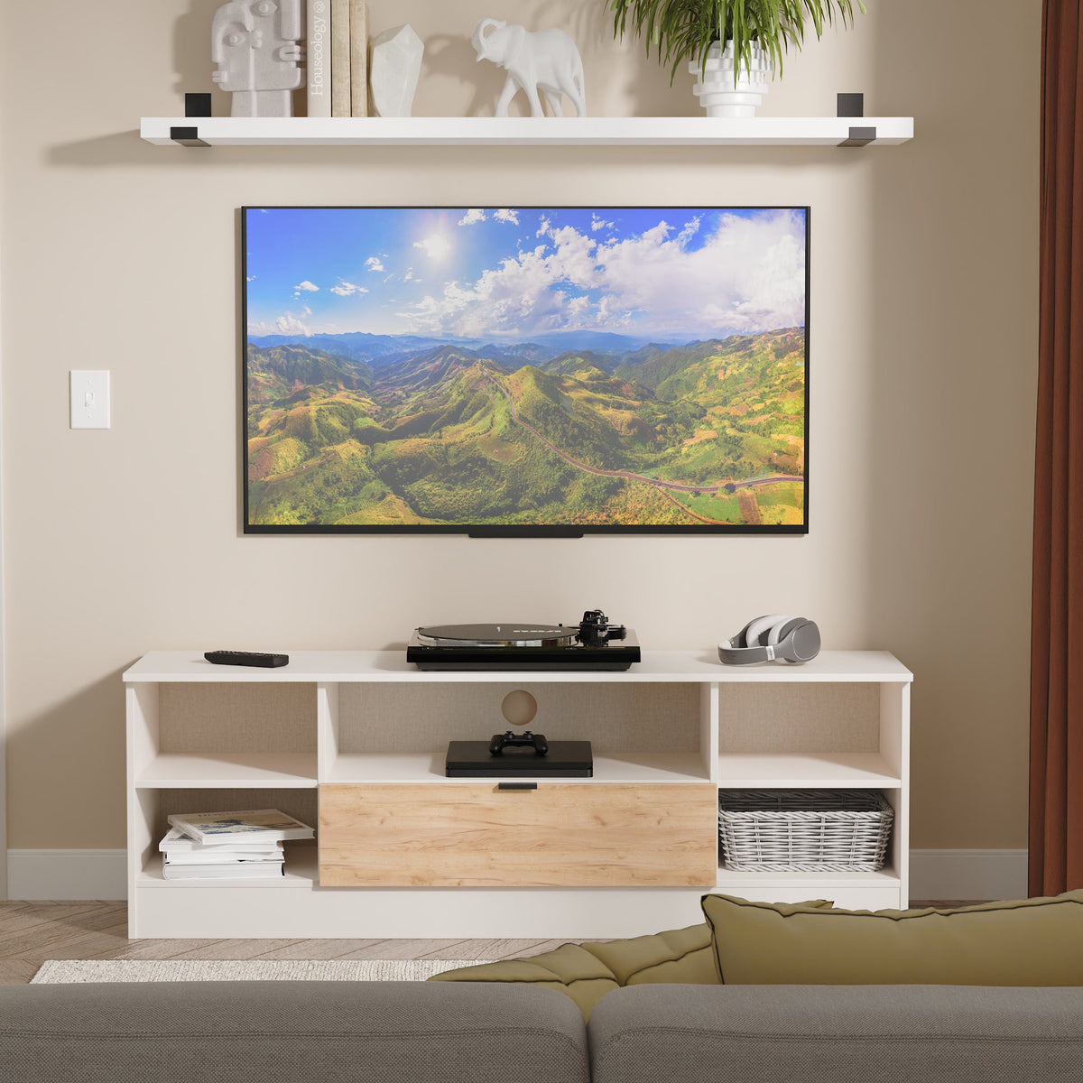Huxley Wide 1 Drawer TV & Media Unit