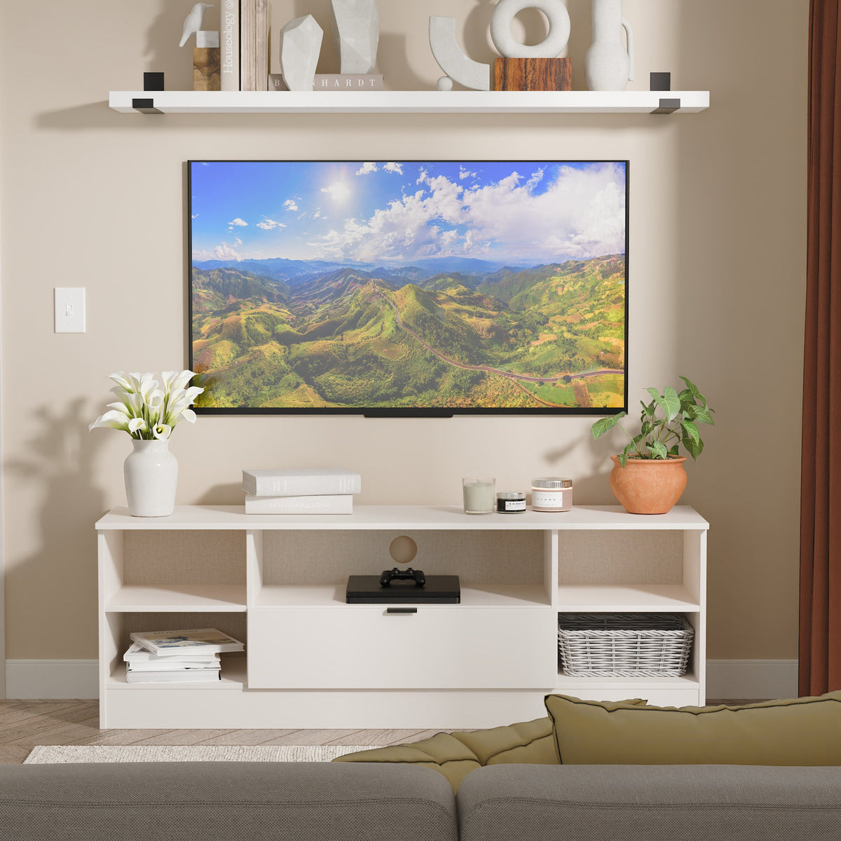 Huxley Wide 1 Drawer TV & Media Unit