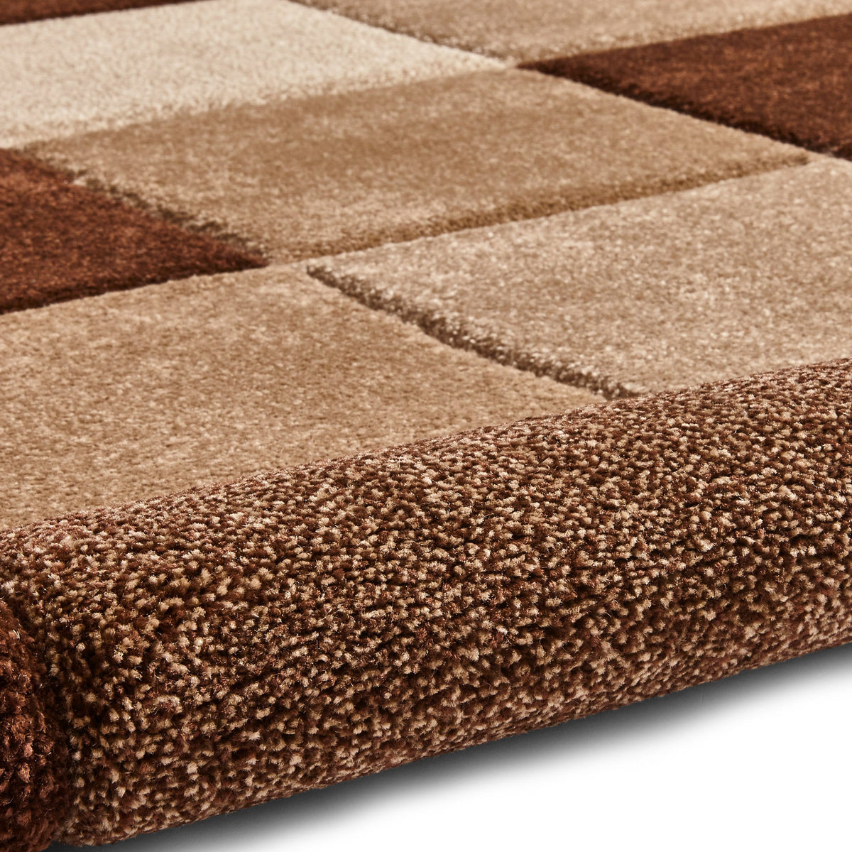 Brockton Square Patterned Hand Carved Rug