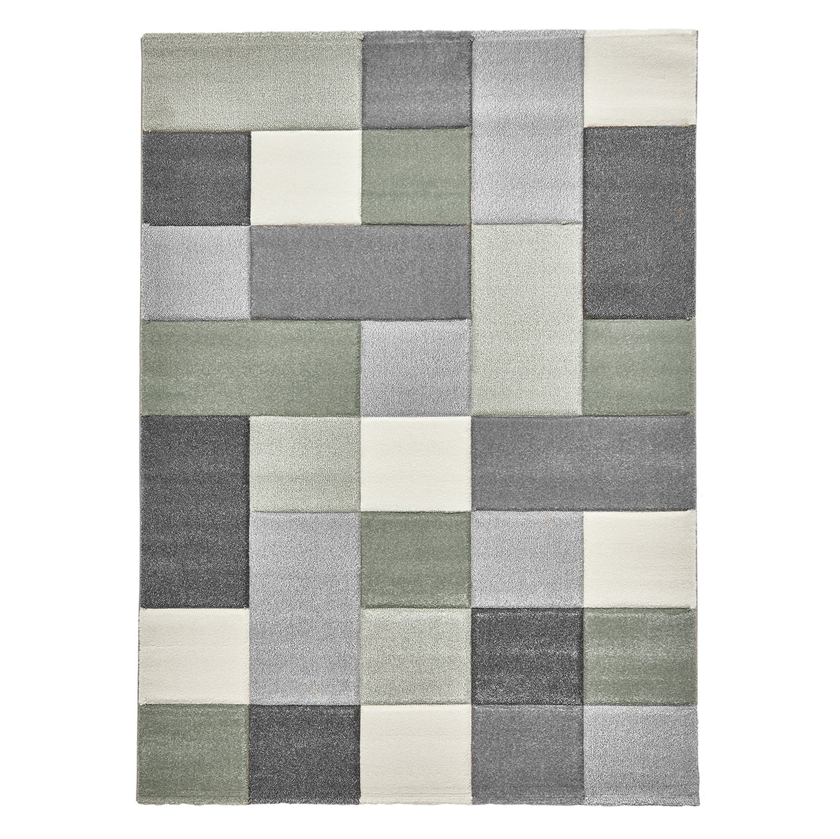 Brockton Square Patterned Hand Carved Rug