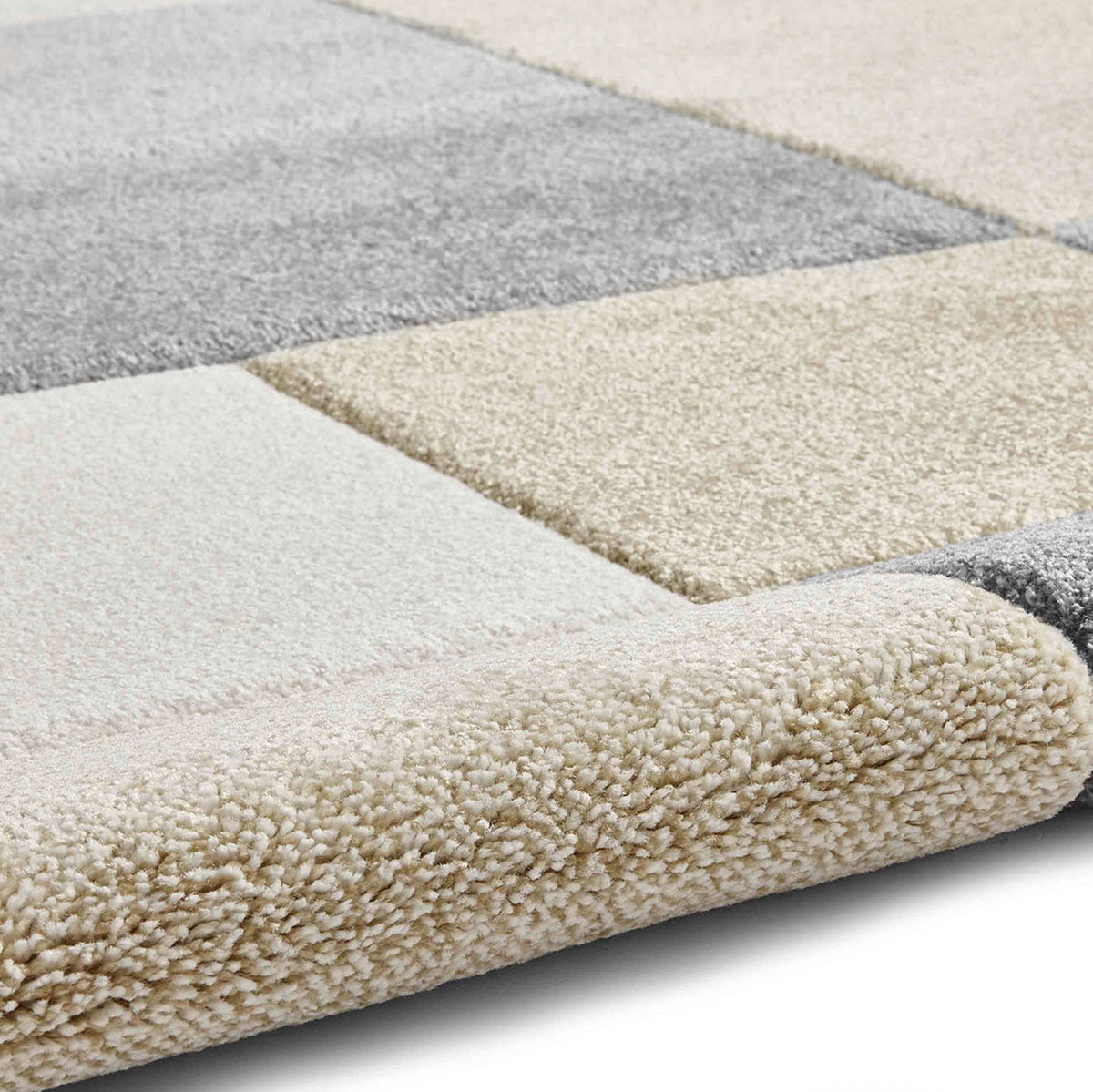 Brockton Square Patterned Hand Carved Rug