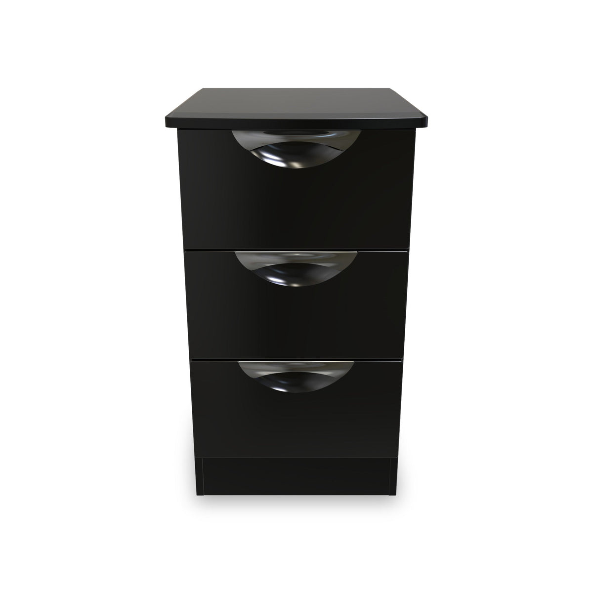Beckett Gloss 3 Drawer Bedside Cabinet