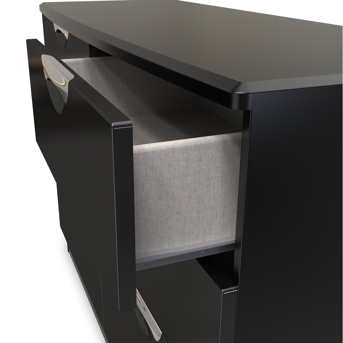 Beckett Gloss 6 Drawer Wide Chest
