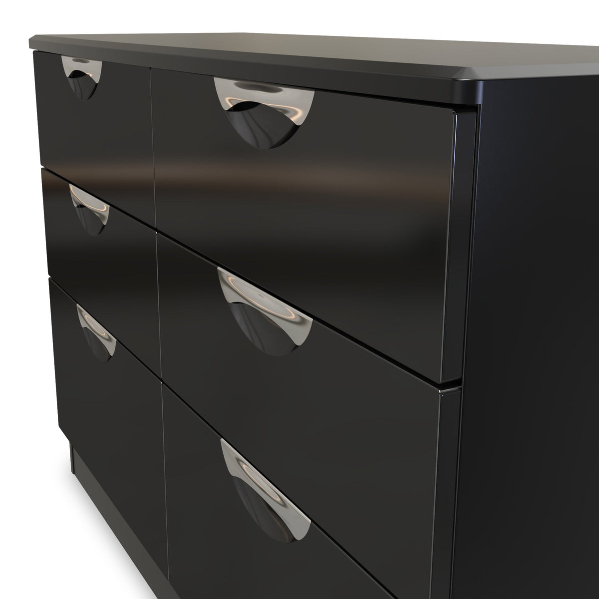 Beckett Gloss 6 Drawer Wide Chest