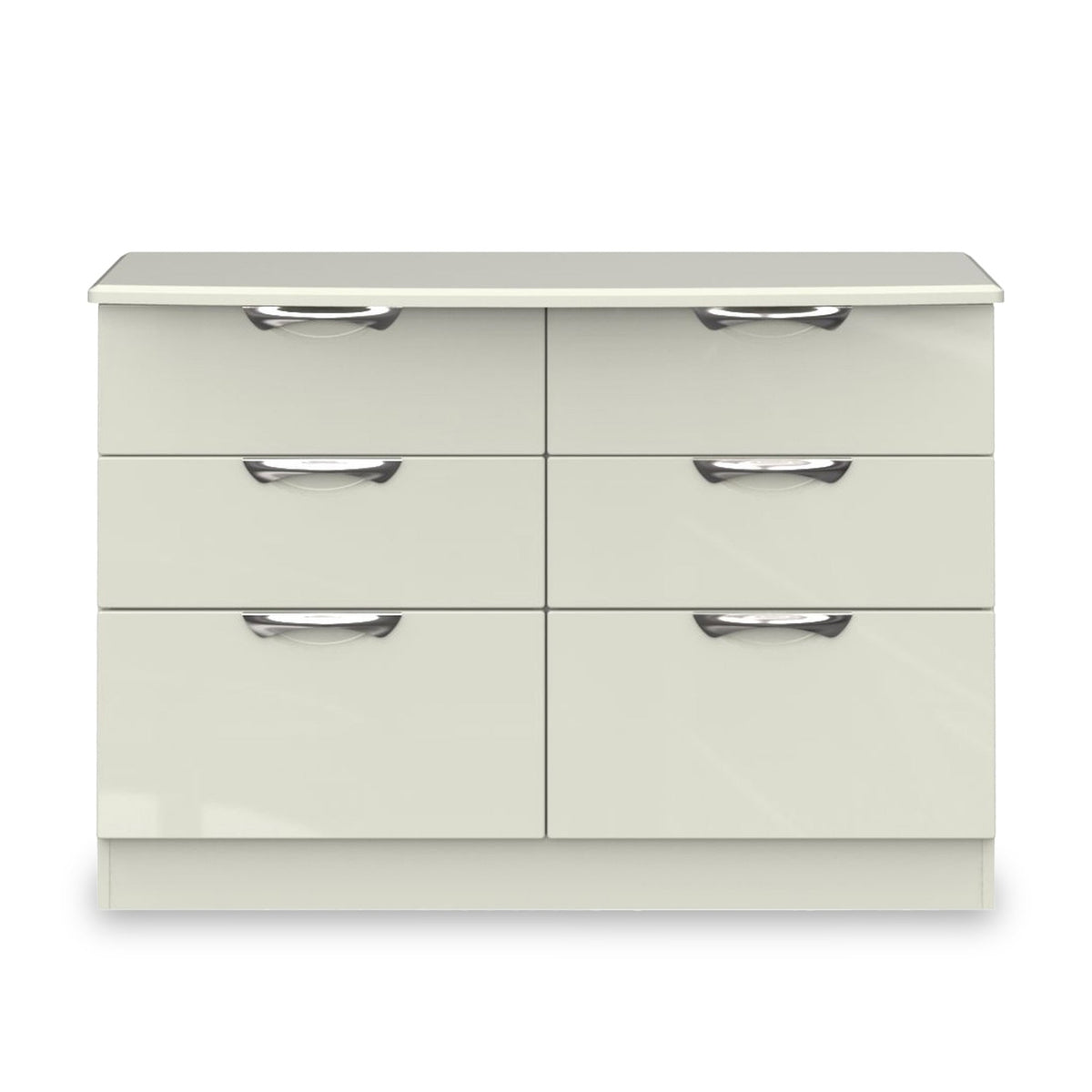 Beckett Gloss 6 Drawer Wide Chest