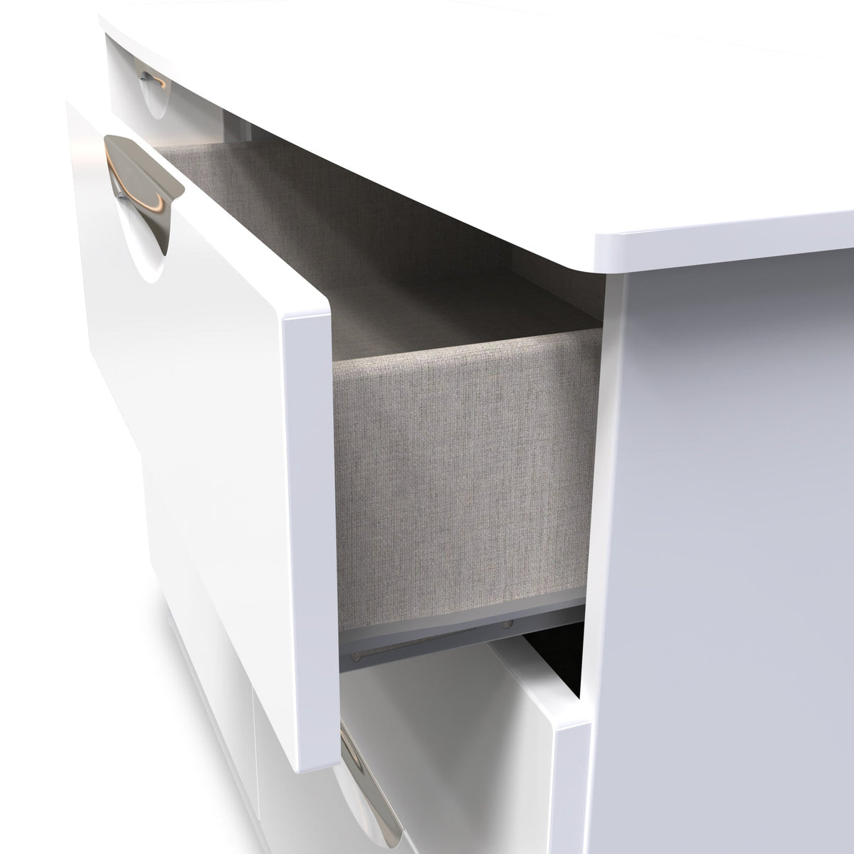 Beckett Gloss 6 Drawer Wide Chest