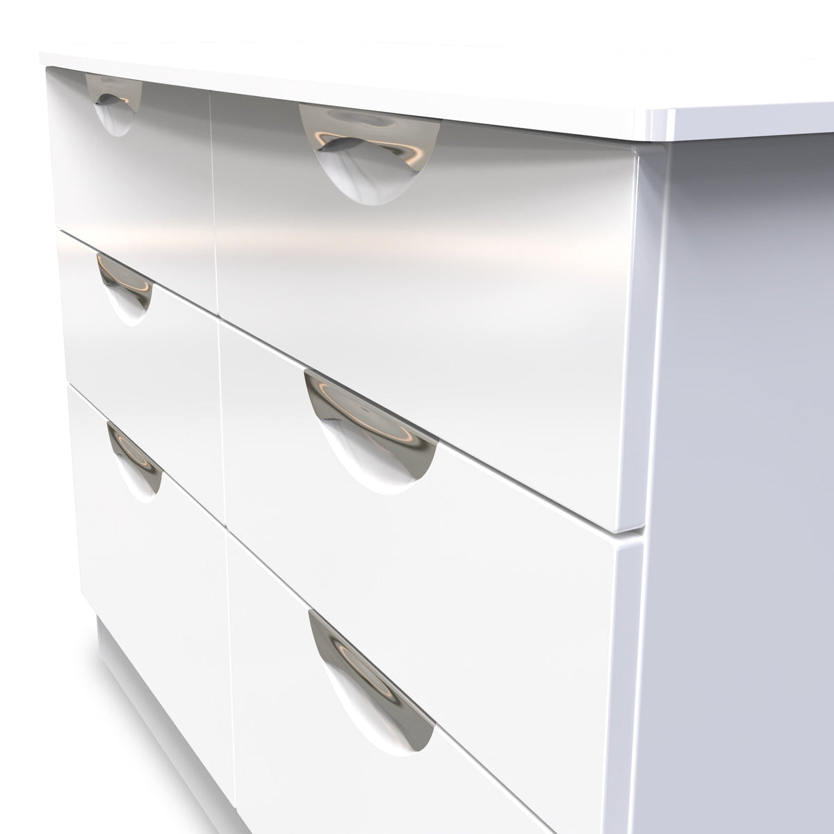 Beckett Gloss 6 Drawer Wide Chest
