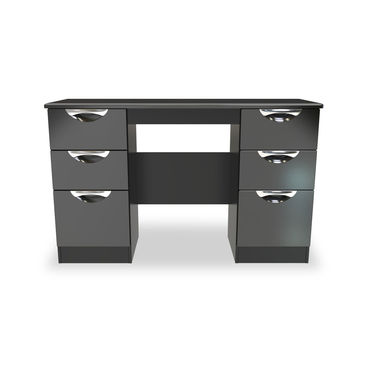 Beckett Gloss 6 Drawer Storage Desk