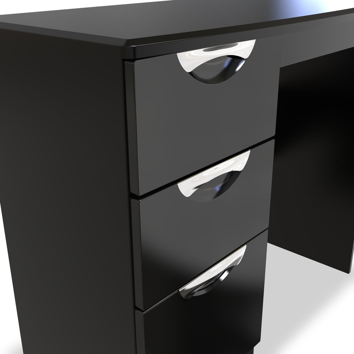 Beckett Gloss 3 Drawer Dressing Table