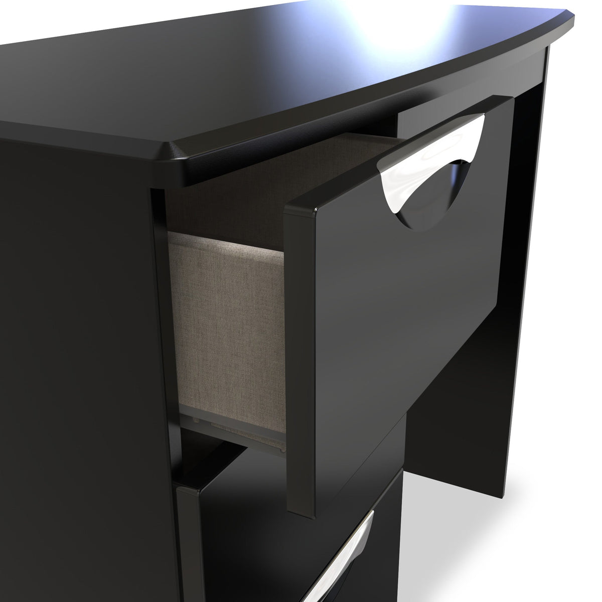Beckett Gloss 3 Drawer Dressing Table