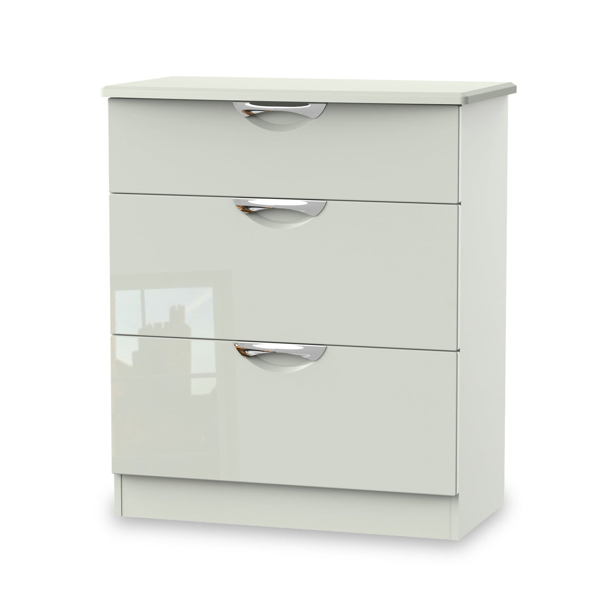 Beckett Gloss 3 Drawer Deep Chest