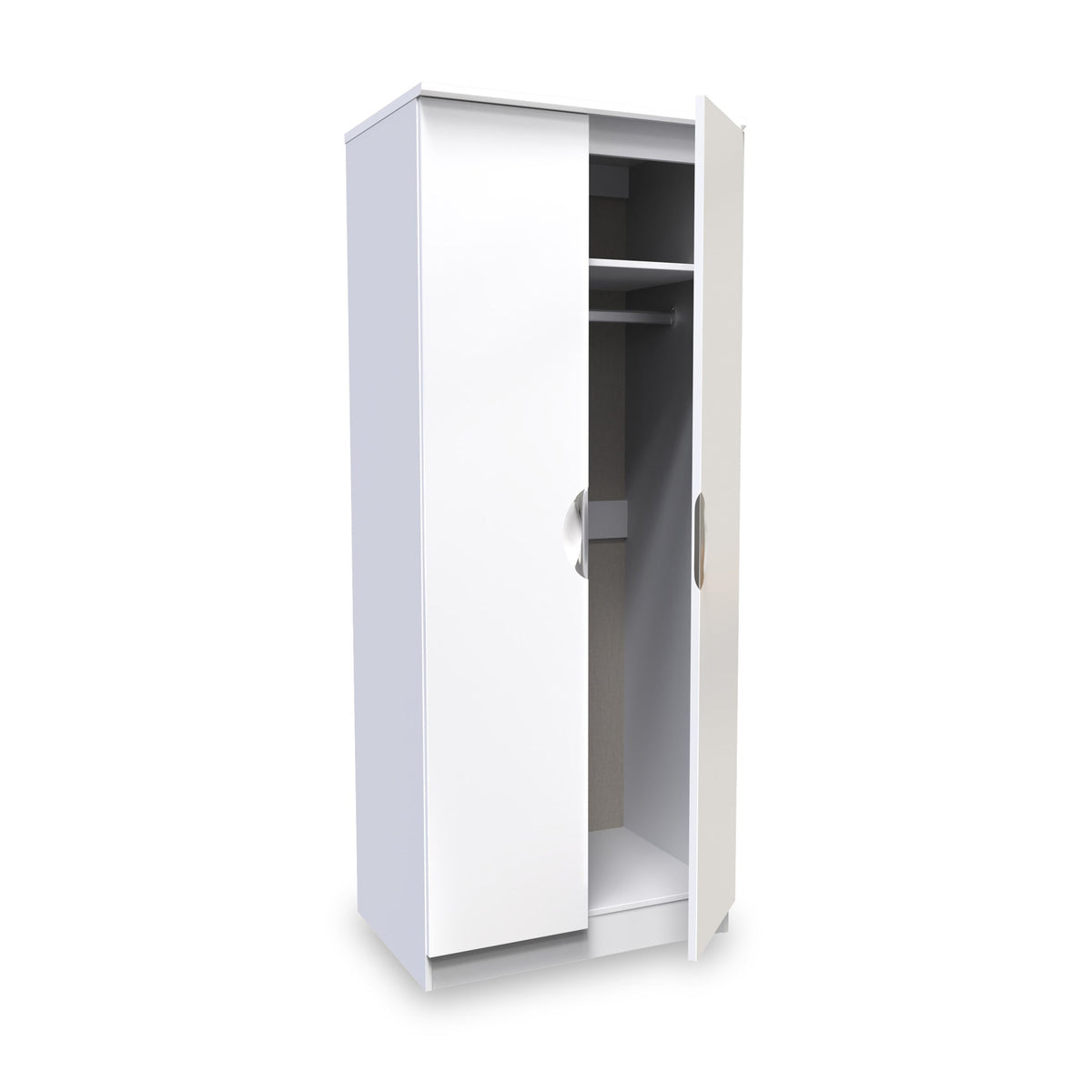 Beckett Gloss 2 Door Wardrobe