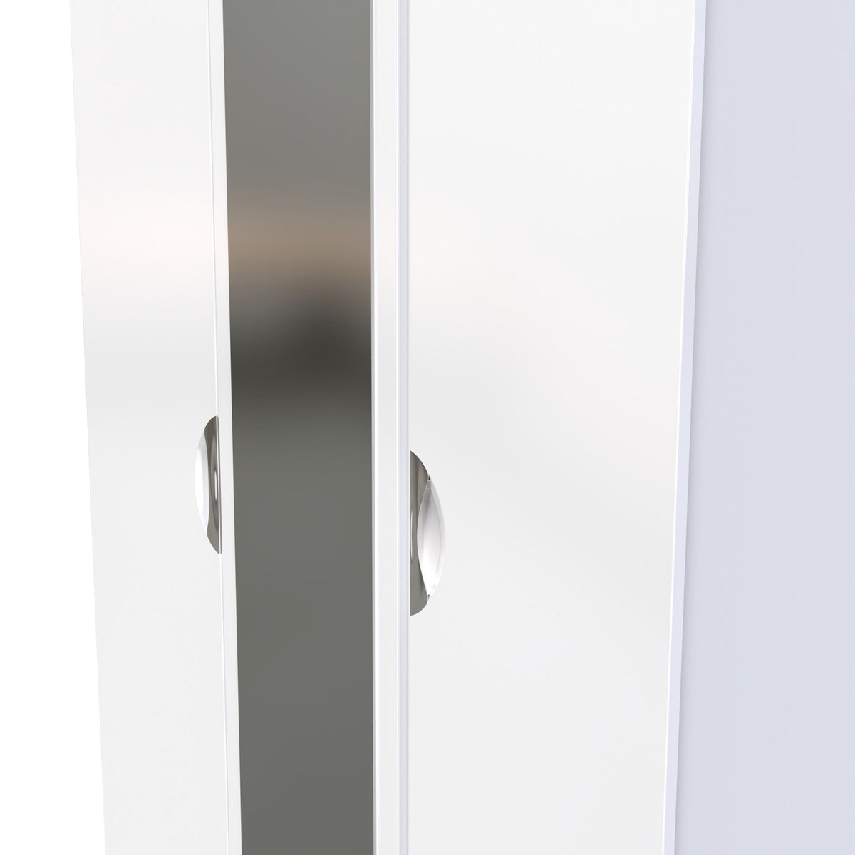 Beckett Gloss 3 Door Mirror Wardrobe