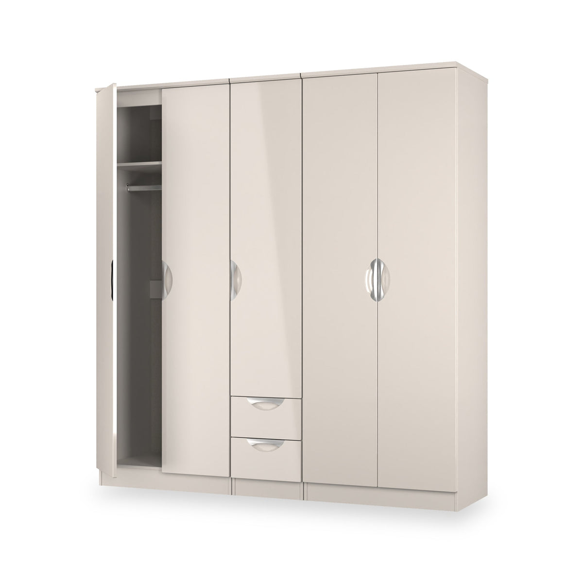 Beckett 5 Door 2 Drawer Wardrobe