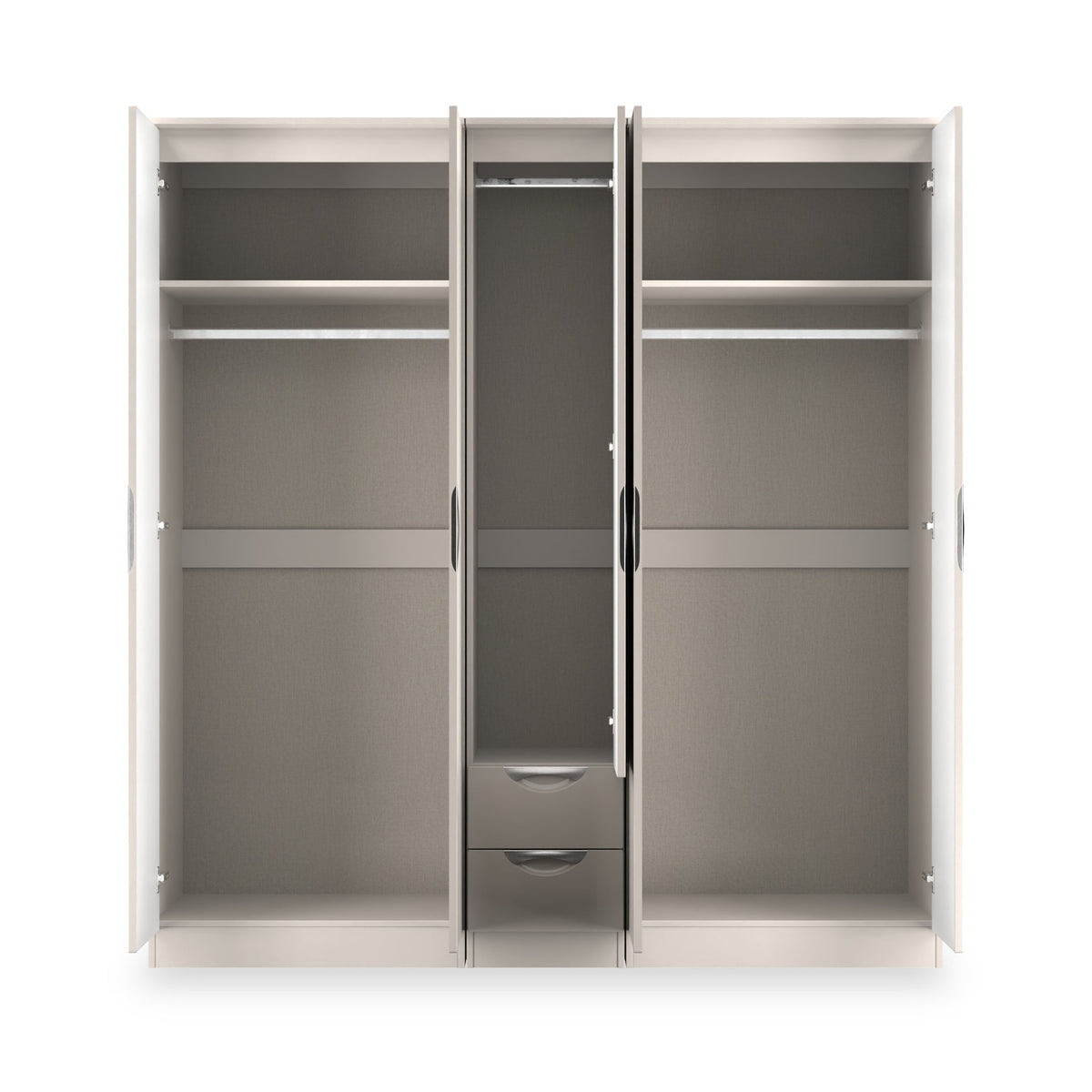 Beckett 5 Door 2 Drawer Wardrobe