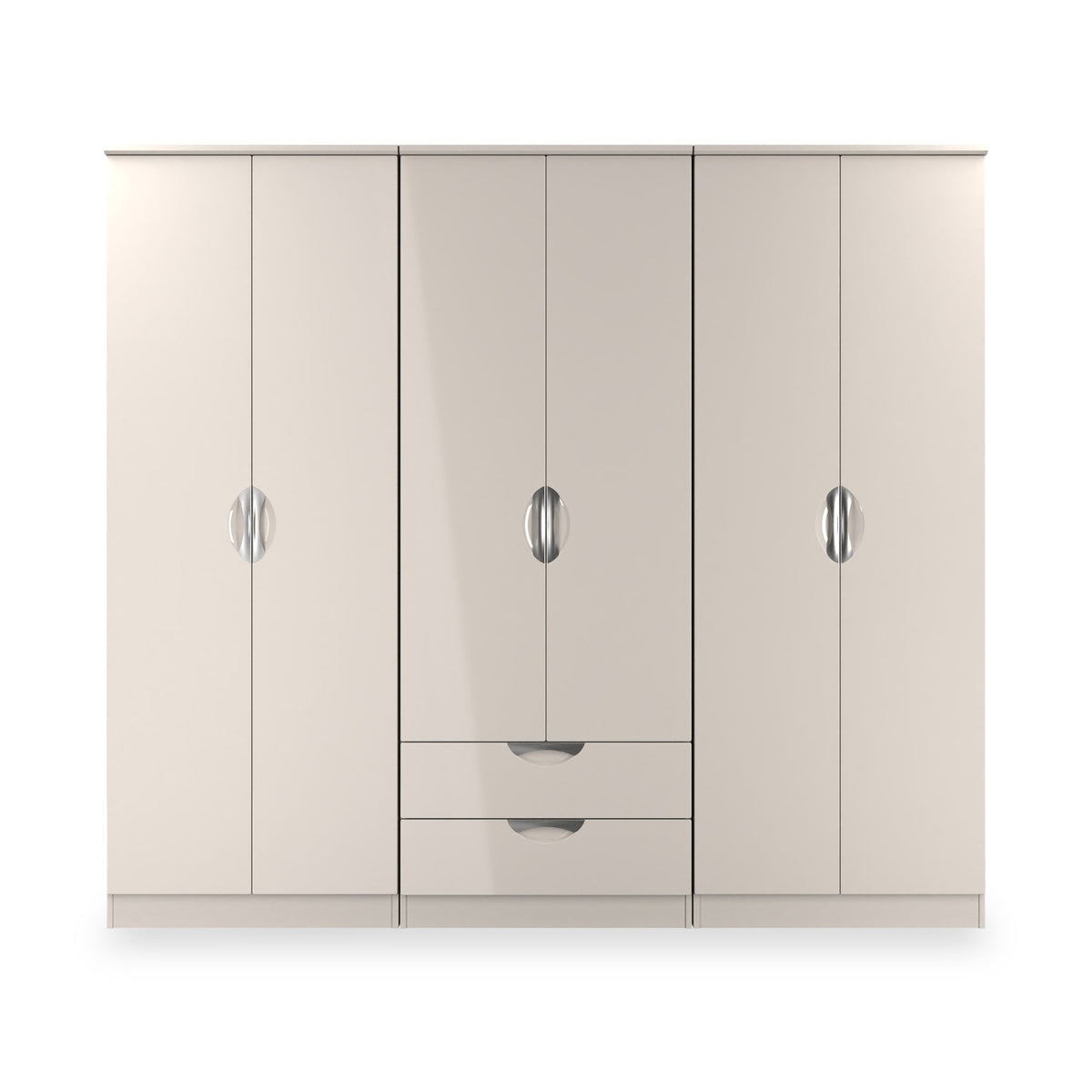 Becket 6 Door 2 Drawer Wardrobe