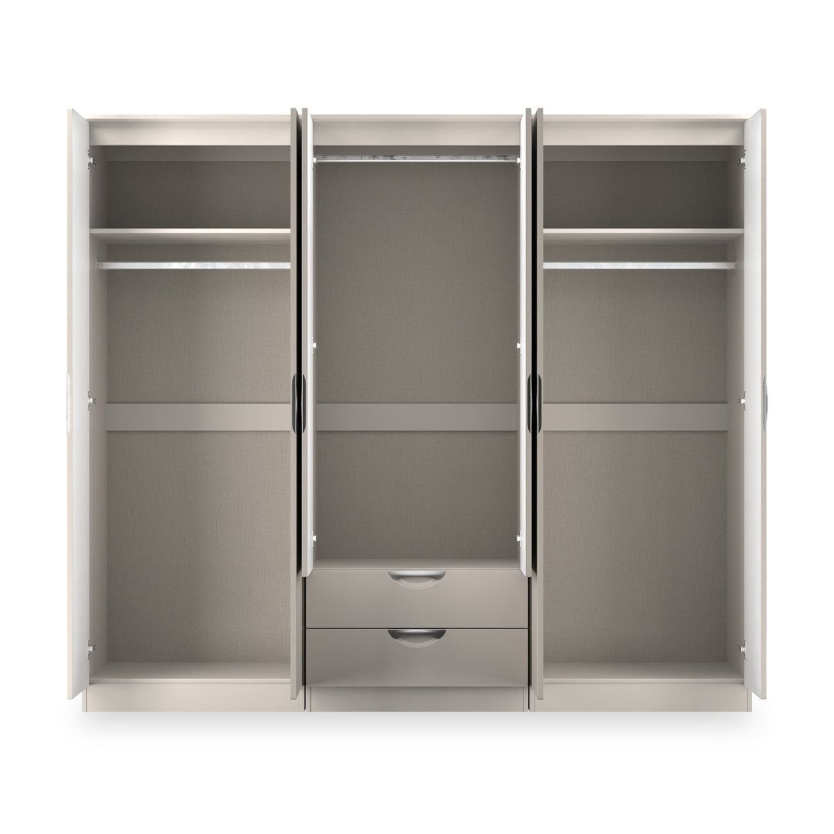 Becket 6 Door 2 Drawer Wardrobe