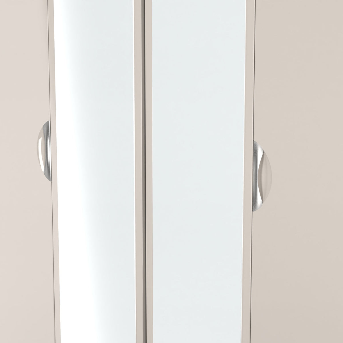 Beckett 4 Door Mirrored Wardrobe