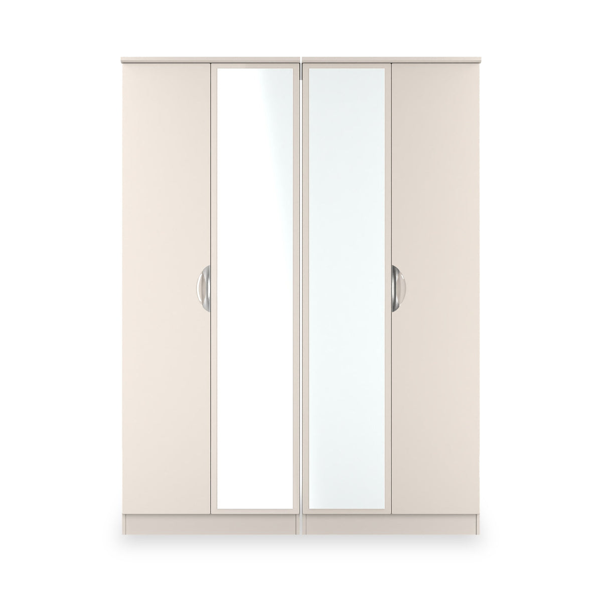 Beckett 4 Door Mirrored Wardrobe