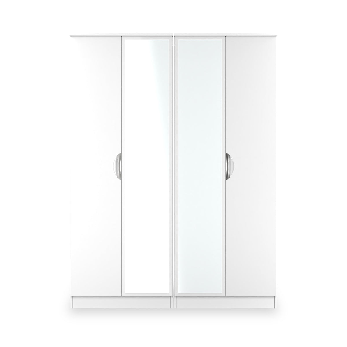 Beckett 4 Door Mirrored Wardrobe