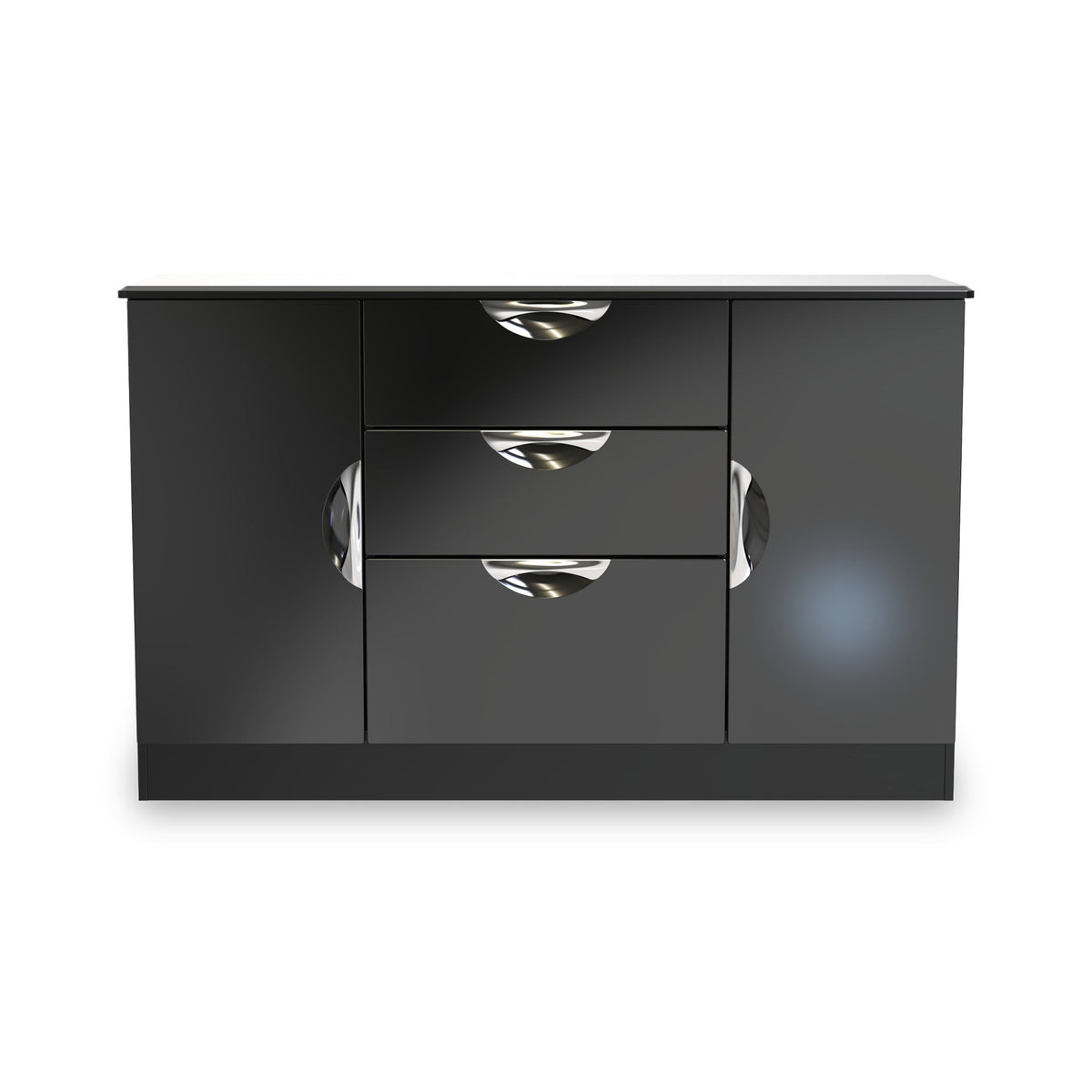 Beckett Gloss 2 Door 3 Drawer Sideboard