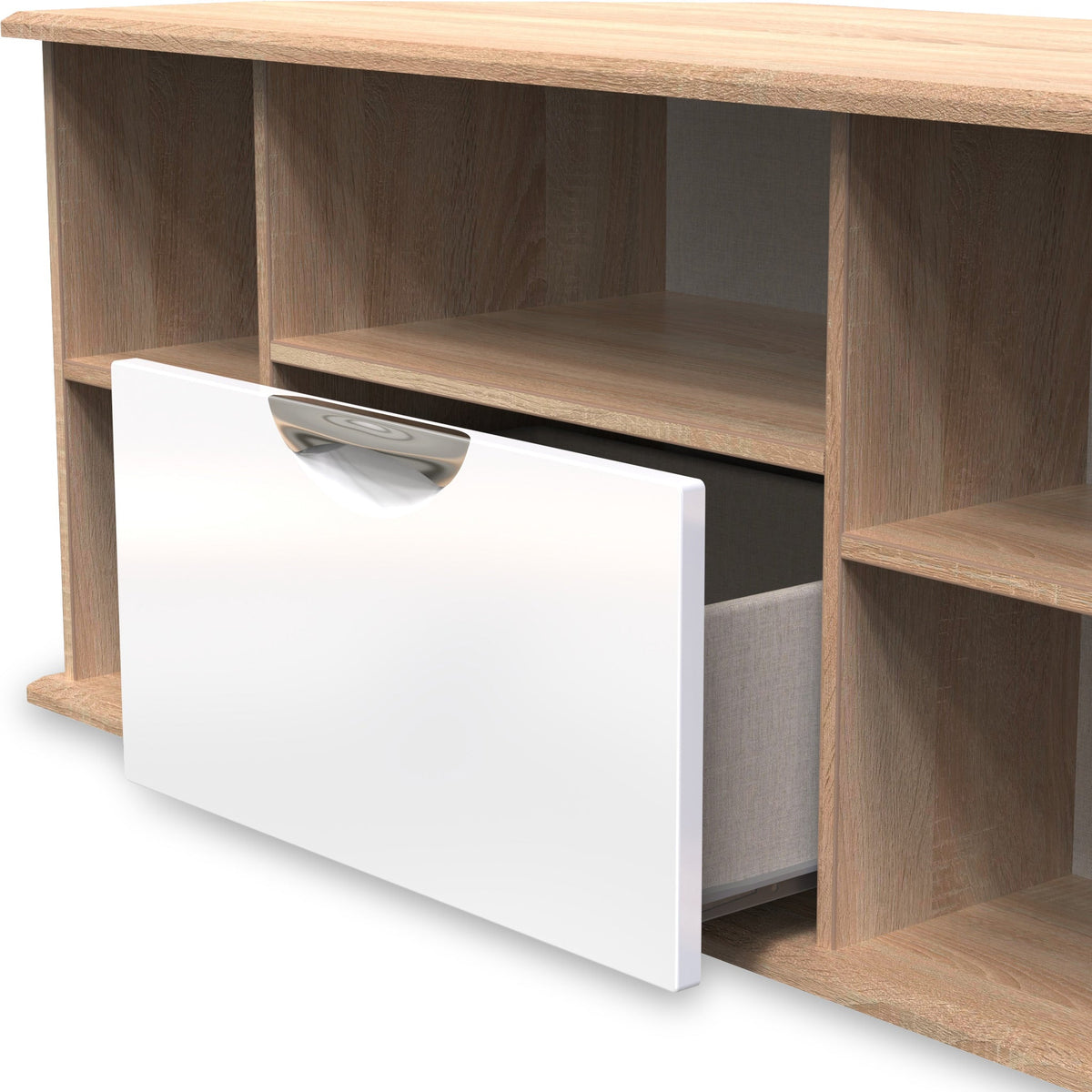 Beckett Gloss Corner TV Unit