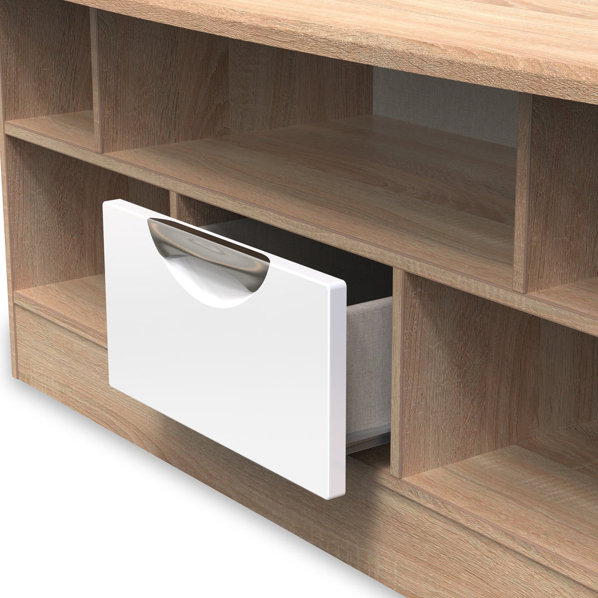 Beckett Gloss 1 Drawer TV Unit