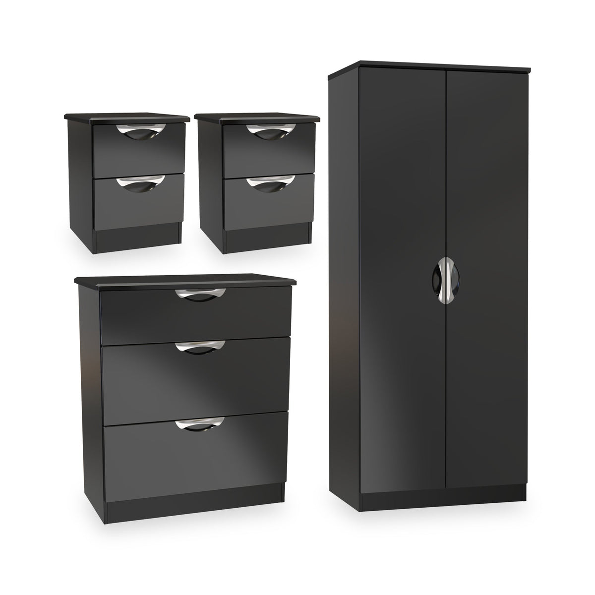 Beckett 4 Piece Bedroom Furniture Set