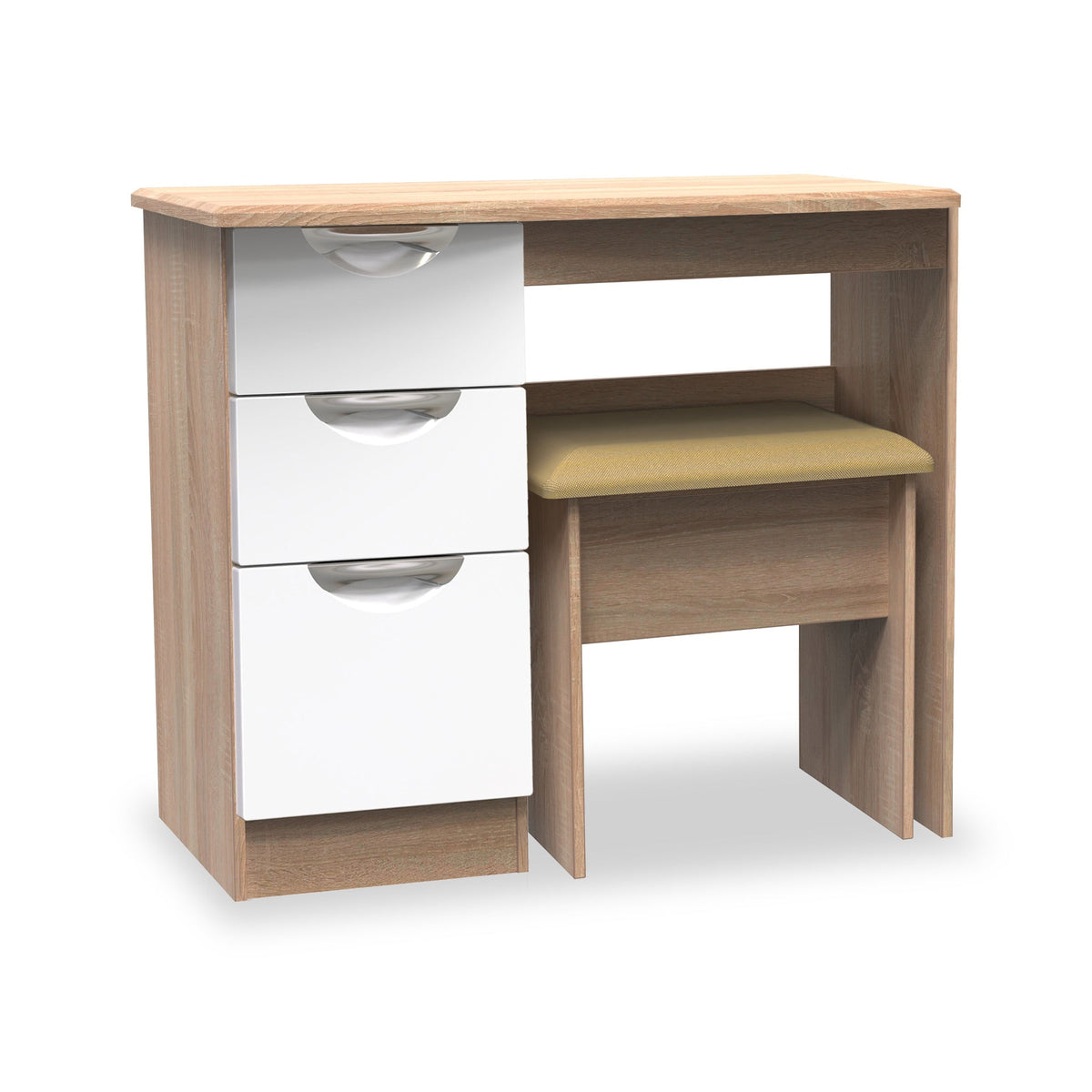 Beckett Gloss Dressing Table with Stool