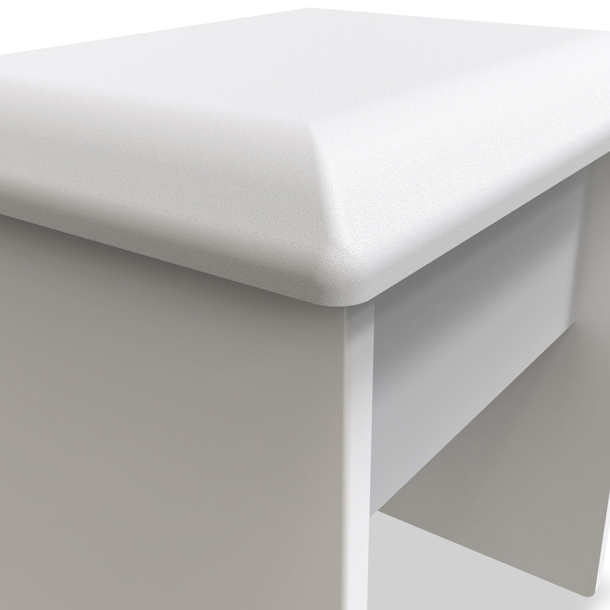 Beckett Gloss Dressing Table with Stool