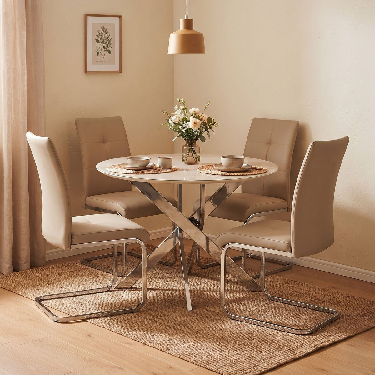 Lewis Round Dining Table