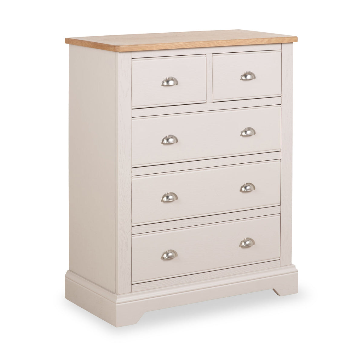 Fairford Pine and Oak 2 Over 3 Drawer Chest