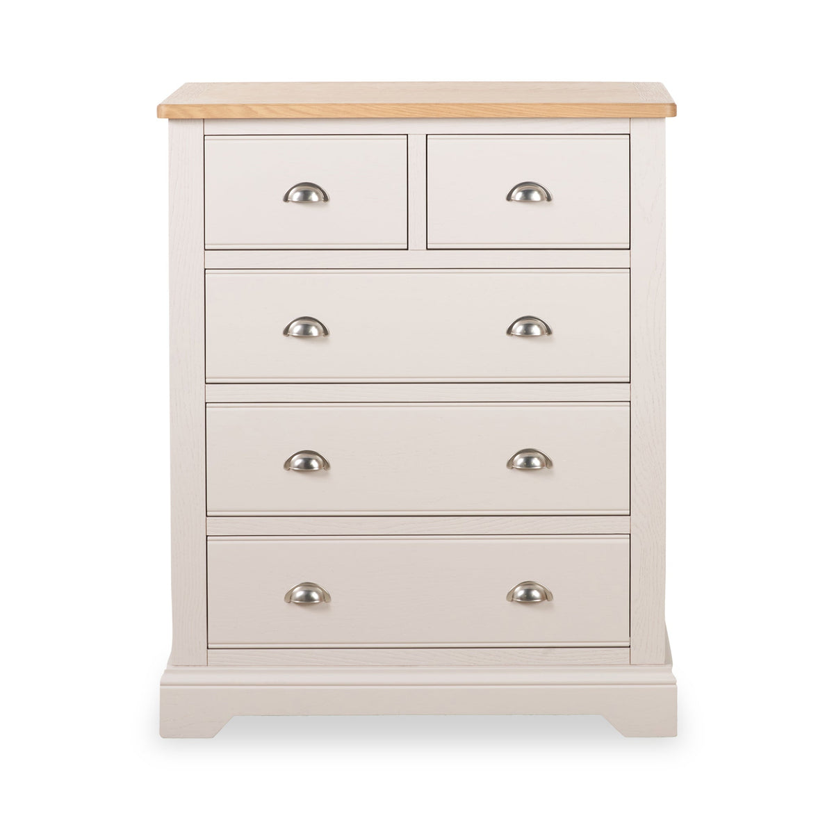 Fairford Pine and Oak 2 Over 3 Drawer Chest