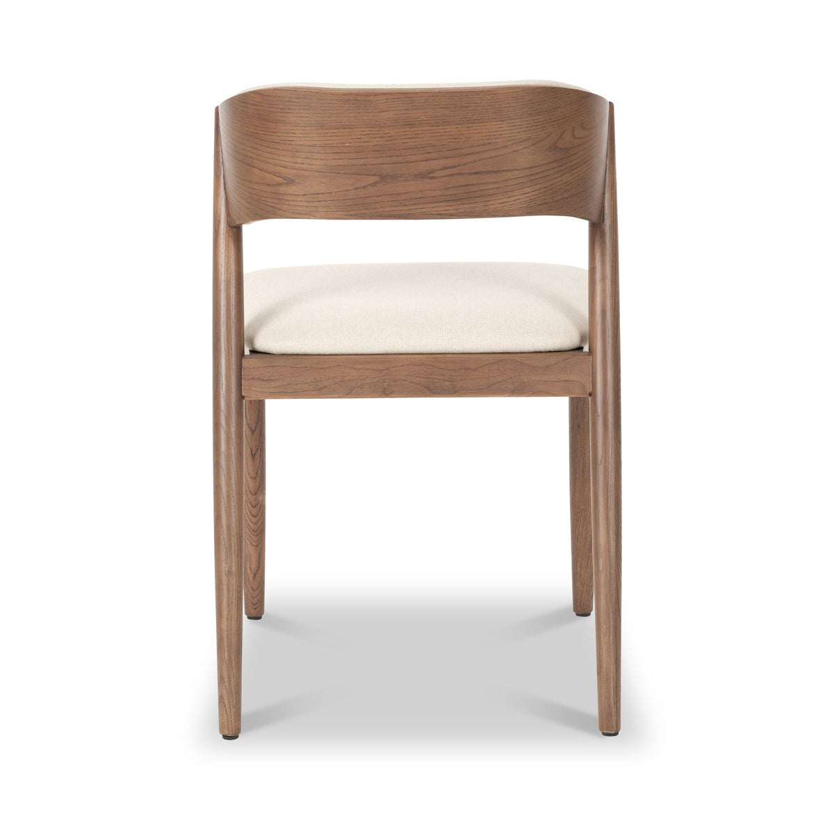 Elias Dark Ash Curved Back Dining Chair