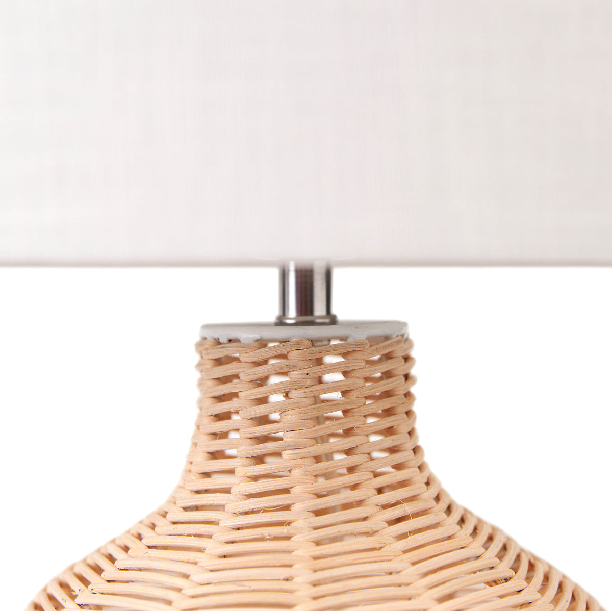 Caswell Natural Rattan Cloche Table Lamp