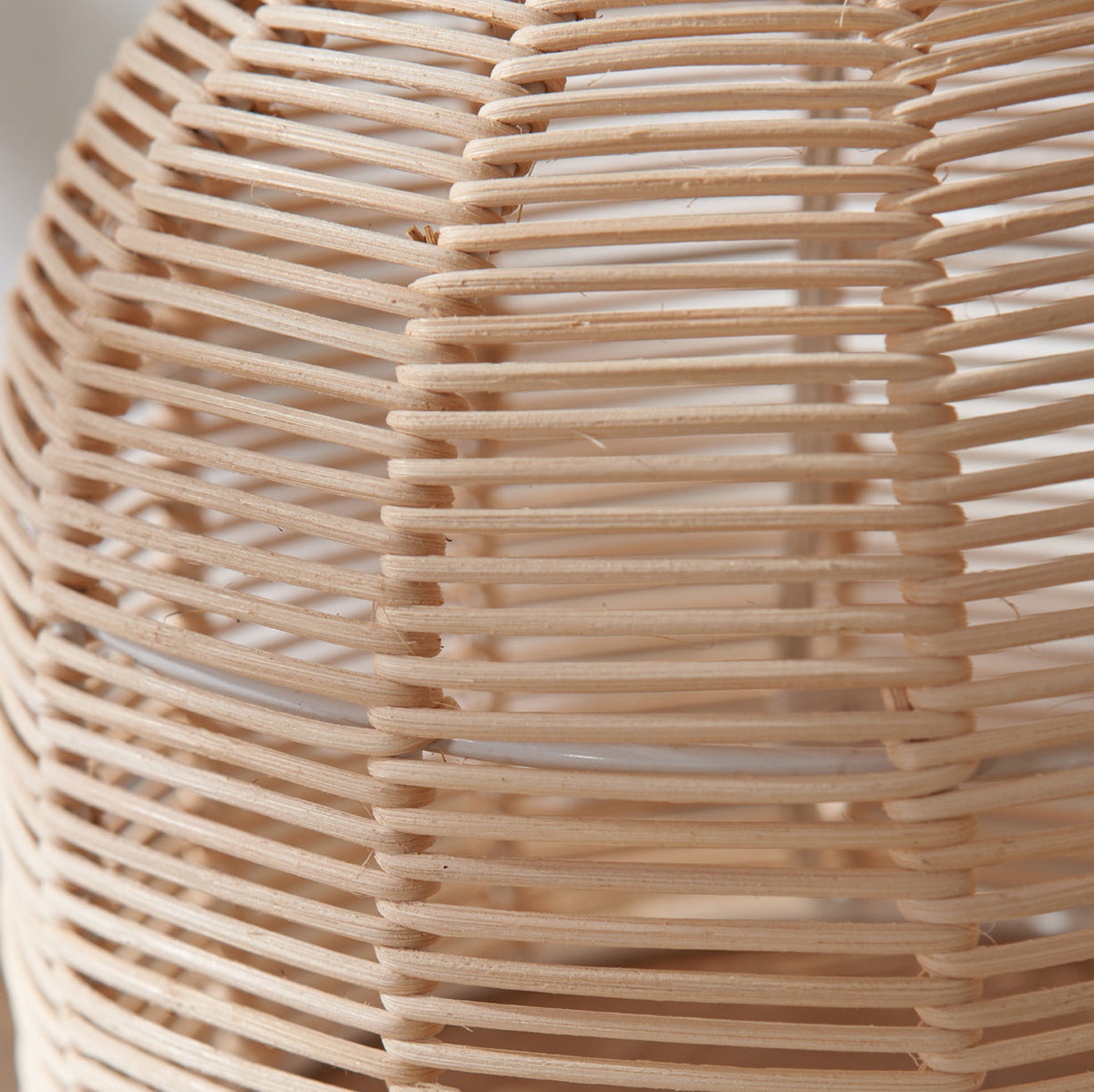 Caswell Natural Rattan Cloche Table Lamp
