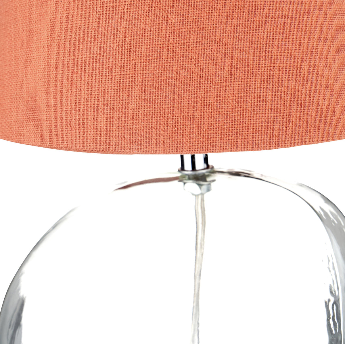Hallie Clear Glass Table Lamp